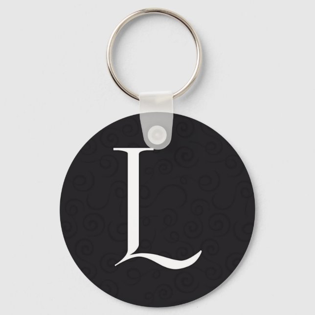 Porte-clés Lettre monogramme L (Recto)