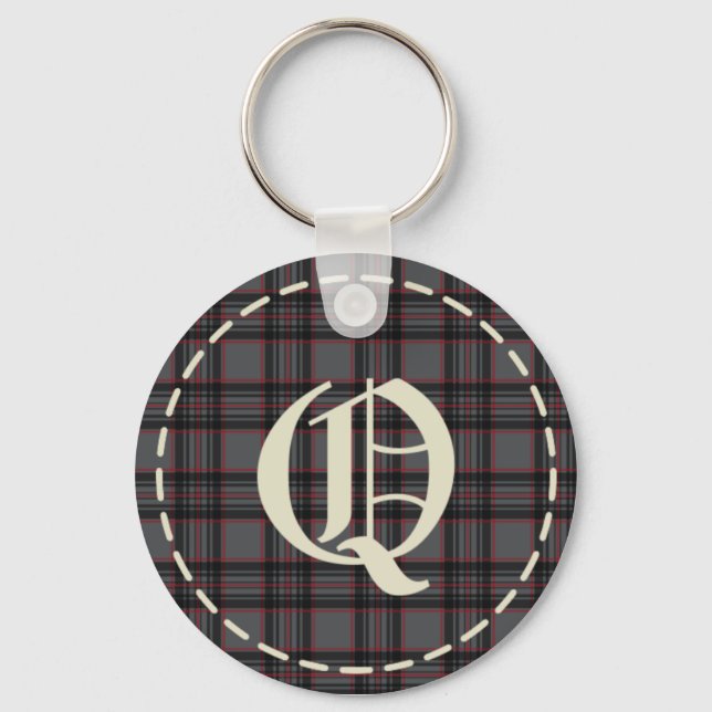 Porte-clés Lettre monogramme Q Porte - clé (Recto)