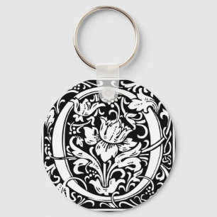 Porte-clés Lettre O Monogramme Médiéval Art Nouveau