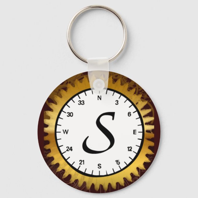 Porte-clés Lettre S Porte - clé Horlogerie (Recto)