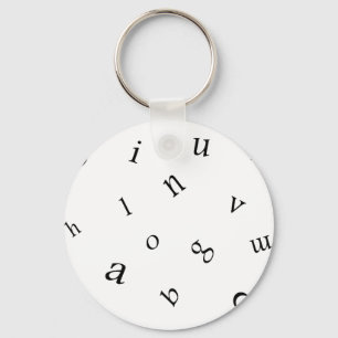 Porte-clés Lettres