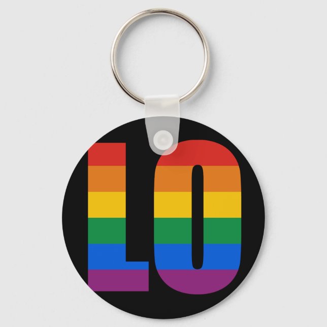 PORTE-CLÉS LETTRES D'AMOUR COUPLES - LO (Recto)