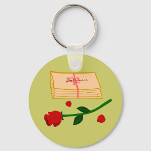 Porte-clés Lettres d'amour romantiques