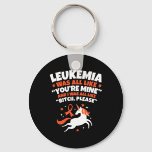 Porte-clés Leucémie S'il vous plaît Unicorn Cancer Lutte Surv