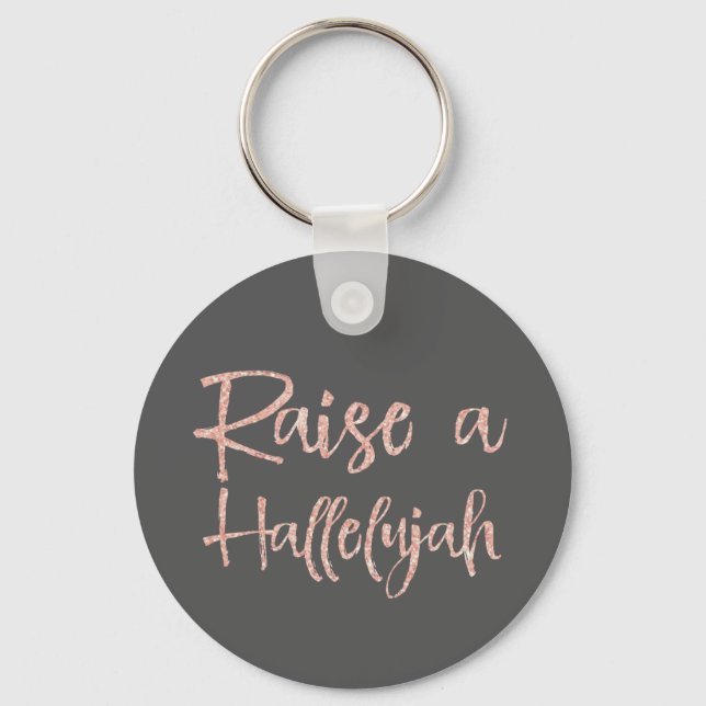 Porte-clés Lever un Hallelujah (Recto)