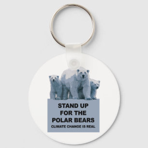 Porte-clés Levez-vous pour les ours polaires