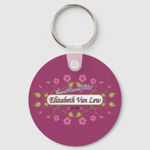 Porte-clés Lew ~ Elizabeth Van / Fameuse USA Femmes