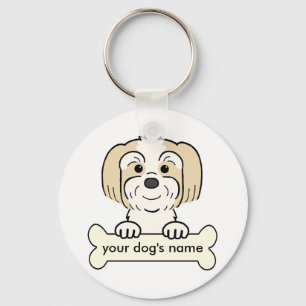 Porte-clés Lhasa Apso personnalisé