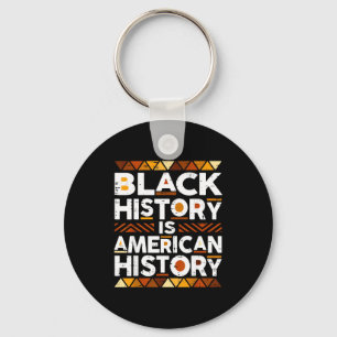 Porte-clés L'histoire des Noirs est l'histoire américaine Afr