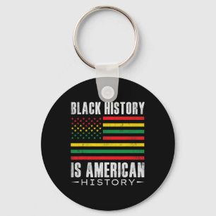 Porte-clés L'Histoire Noire est l'Histoire Américaine Bhm Afr