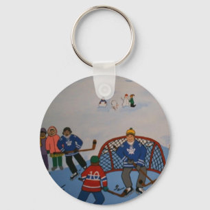 PORTE-CLÉS L'HOCKEY FOLÂTRE LE PORTE - CLÉ