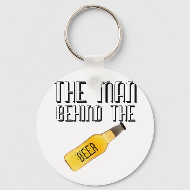Porte-clés L'homme derrière la bière (Recto)