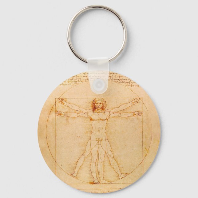 Porte-clés L'homme vitruvien - Léonard de Vinci (Recto)