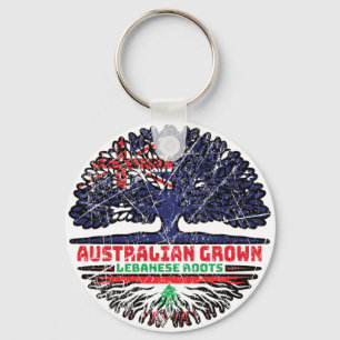 Porte-clés Liban Australie Australie racine d'arbre