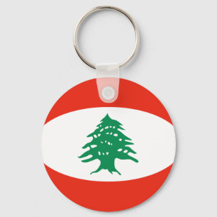 Porte-clés Liban Porte - clé du drapeau Fisheye