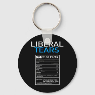 Porte-clés Libéral Larmes Anti Libéral Pro Trump Républicain