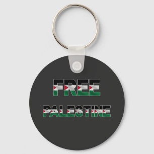 Porte-clés Libérez la Palestine Lettres drapeau Unité Fierté 