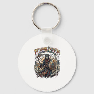 Porte-clés Liberté Apocalyptique Patriotique Faucheuse Zombie