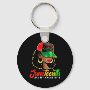 Porte-clés Liberté des femmes noires 1865 Juneteenth comme me