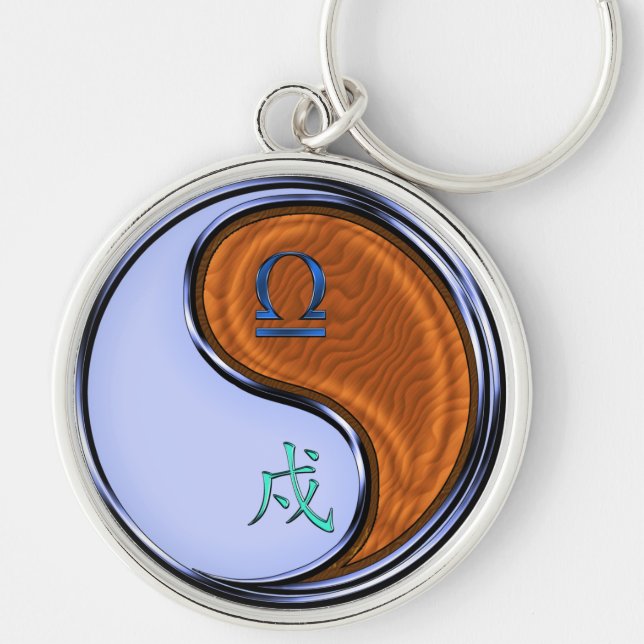 Porte-clés Libra & Wood Dog (Devant)