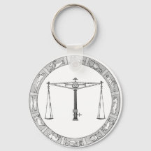 LIbra Zodiac Porte - clé