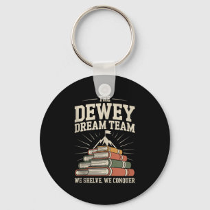 Porte-clés Library Dream Team Mountain Of Books Funny Librari