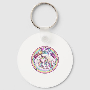 Porte-clés Licorne Dans Mon Ère Étincelante Impression Drôle 