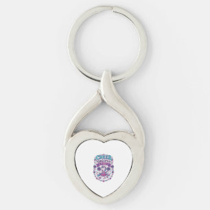 Porte-clés Licorne Joie Esprit Licorne Coloré POD Artwork_