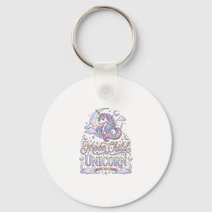 Porte-clés Licorne Lune Enfant Licorne Conception Originale Z