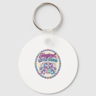 Porte-clés Licorne Magical Little Squad Prêt pour le POD Vête