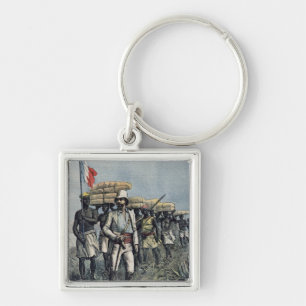 Porte-clés Lieutenant Mizon sur sa mission 1892