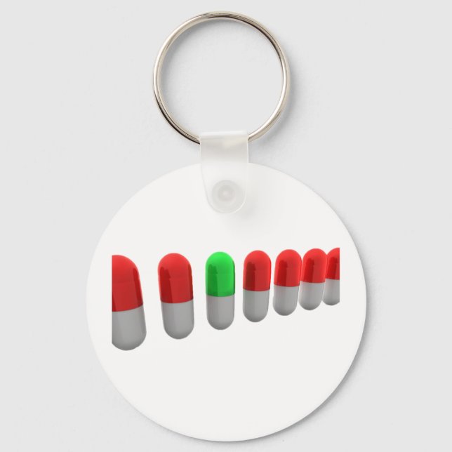 Porte-clés Ligne Du Porte - clé Capsules (Recto)