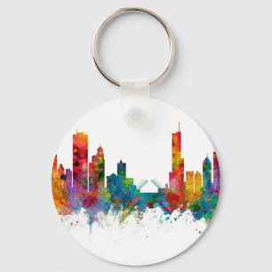 Porte-clés Ligne Skyline Chicago Illinois