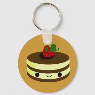 Porte-clés Ligne taboue de gâteau du Japon