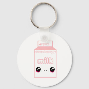 Porte-clés Ligne taboue fraise de lait du Japon