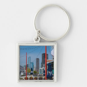 Porte-clés Lignes de quai de marine