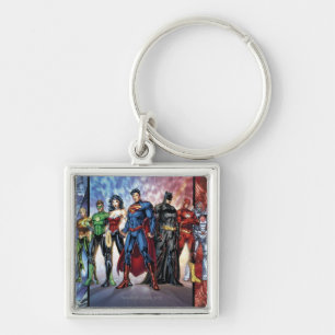 Porte-clés Ligue de Justice   Nouveau 52 Ligue de Justice