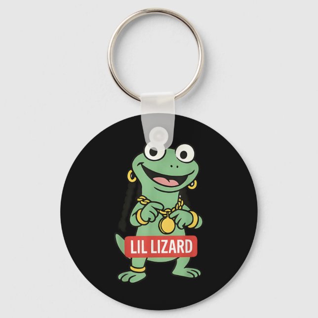 Porte-clés Lil Lizard Funny Lizard Trending Meme (Recto)