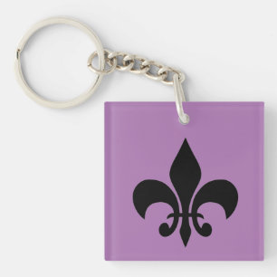 Porte-clés Lilac Fleur de Lis