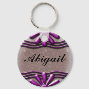 Porte-clés Lilas de plaque signalétique