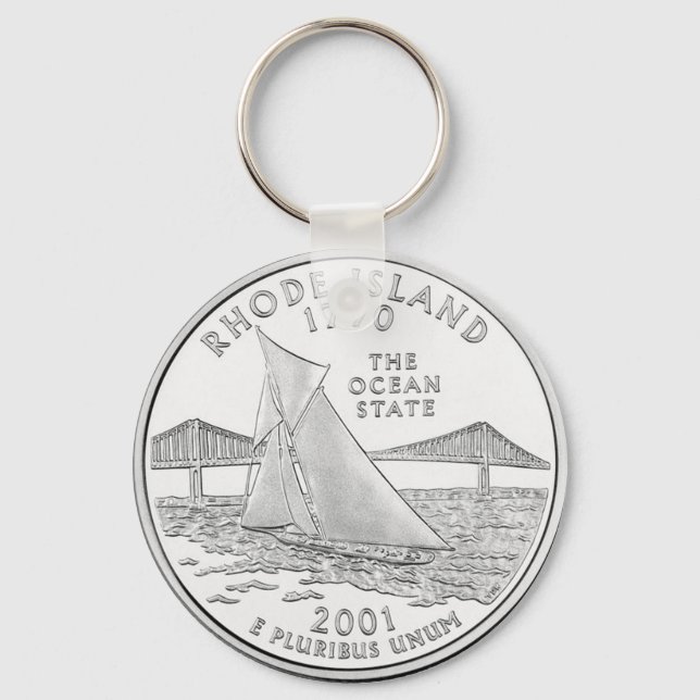 Porte-clés L'île Rhode (Recto)