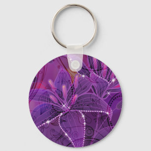Porte-clés Lily Purple Dreams