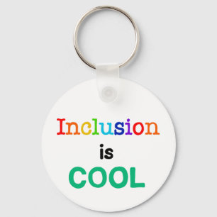 Porte-clés L'inclusion est COOL - Sensibilisation à la Neurod