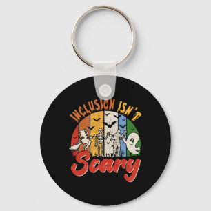 Porte-clés L'inclusion rétro vintage n'est pas effrayant Boo