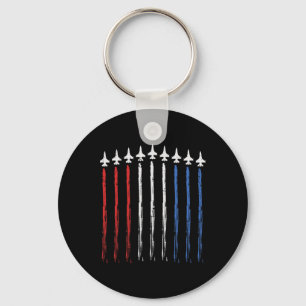 Porte-clés L'indépendance américaine du drapeau 4 juillet pat