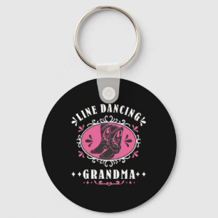 Porte-clés Line Dancing Grandma Line Danseuse Country Music