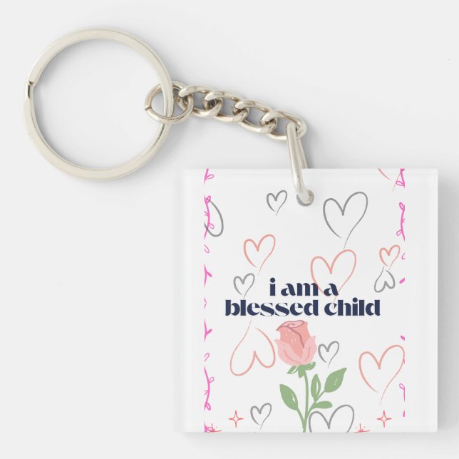 Porte-clés Linges de bébé graphiques (Devant)