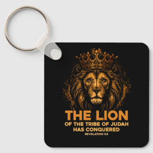 Porte-clés Lion De Juda Jésus Bible Verse Christian Revelati