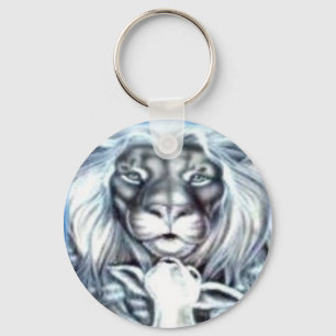 Porte-clés Lion et agneau