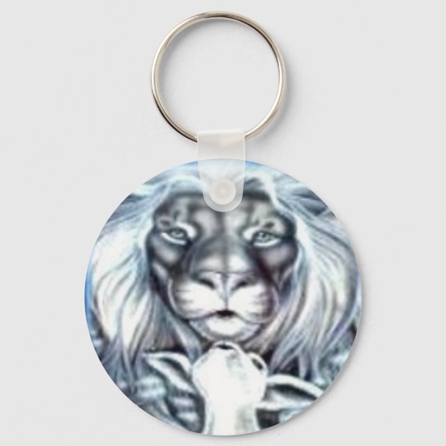 Porte-clés Lion et agneau (Recto)